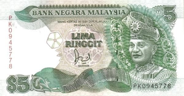 5 Ringgit Bank Negara Malaysia