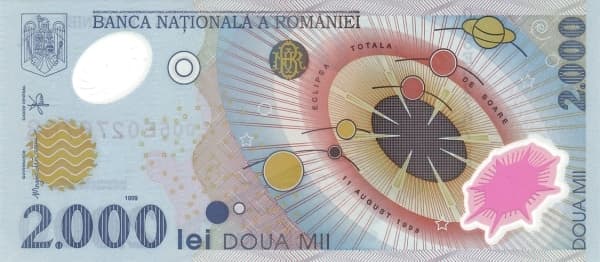 1999 2.000 Lei Banca Naţională a României