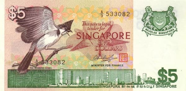 5 Dollars Board of Commissioners of Currency