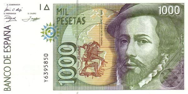 1.000 Pesetas Banco de España