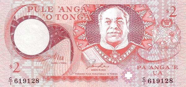 2 Pa'anga Pangike Pule Fakafonua 'o Tonga / National Reserve Bank of Tonga
