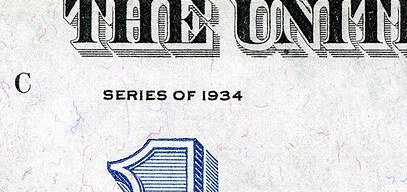Series of 1934 designation on a Silver Certificate